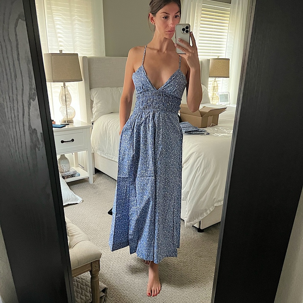 Belize Maxi Dress French Blue